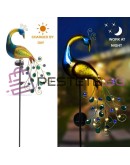 Соларна градинска лампа паун с 40 диода